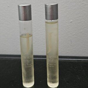 2 JERICHO Cuticle Oils With Dead Sea Minerals-0.34 fl oz / 10 ml Each-NEW-SEALED
